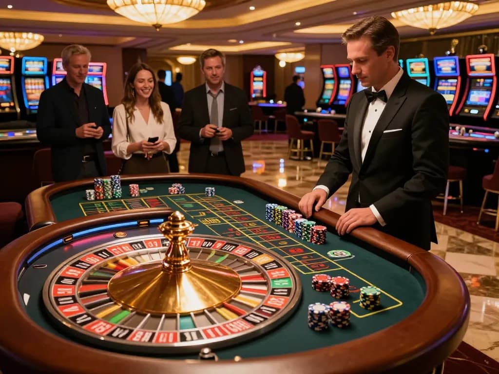 Engaging roulette gameplay at a luxury casino showcasing the sc88 strategic betting excitement