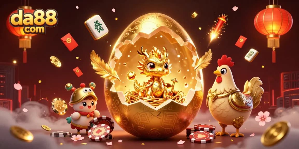 Engage with da88 com, celebrating golden gambling glory in an epic 3D casino scene.