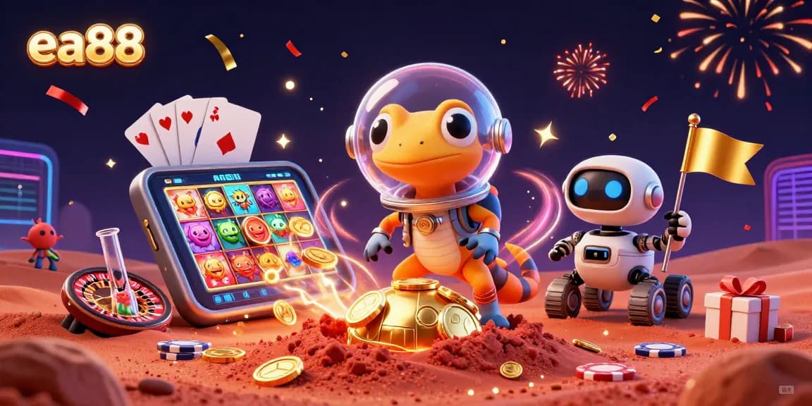 Play and win with ea88's exciting slot games featuring vibrant designs and thrilling animations.