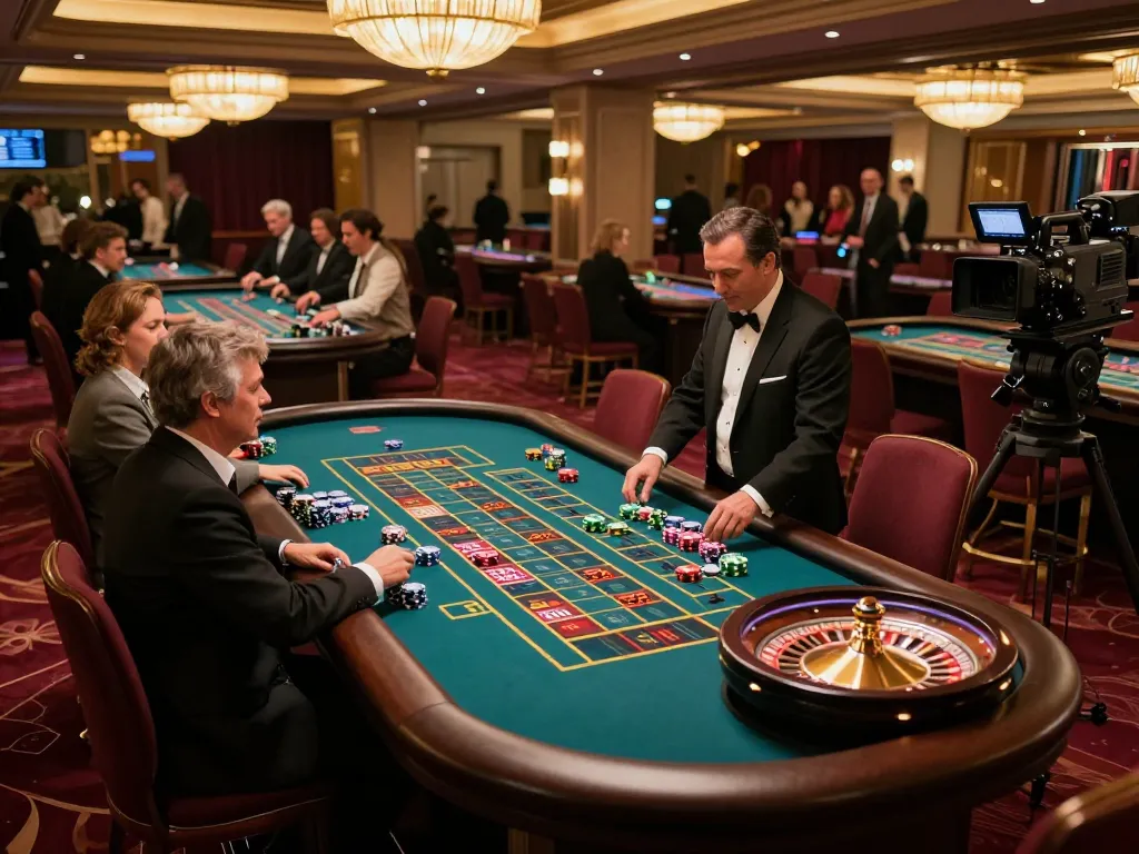 NHÀ CÁI MAX88 offers an exciting roulette experience with vibrant gameplay and lively players in an upscale venue