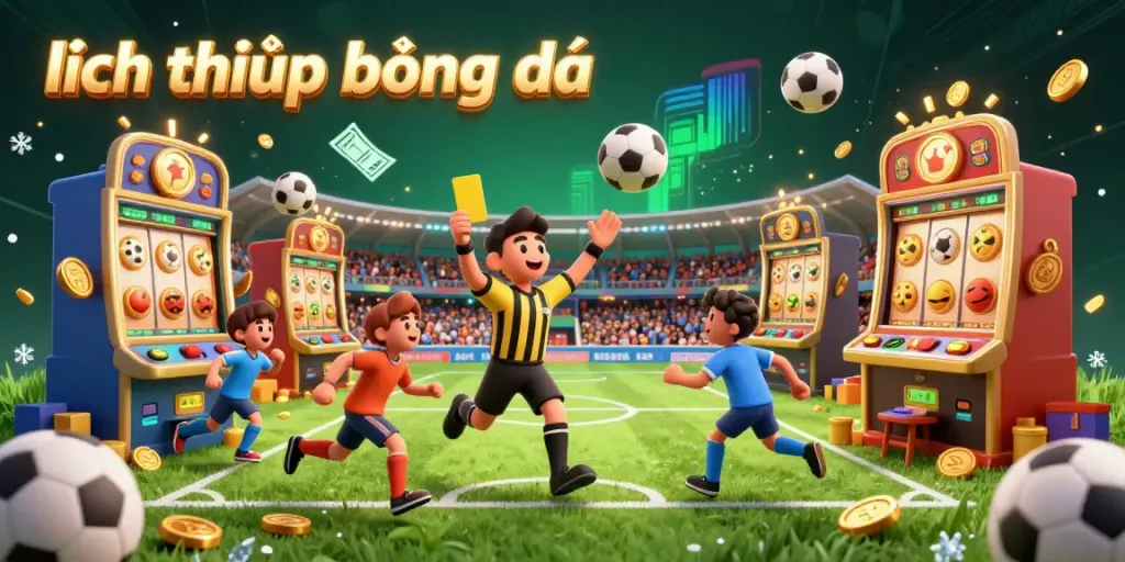 Engage in thrilling lịch thi đấu bóng đá action with live updates and soccer excitement, showcased in a dynamic football stadium.