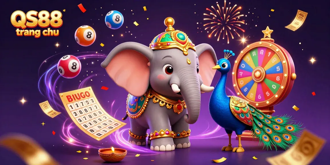 Engage in gaming excitement at QS88 trang chu with vibrant casino-themed illustration.