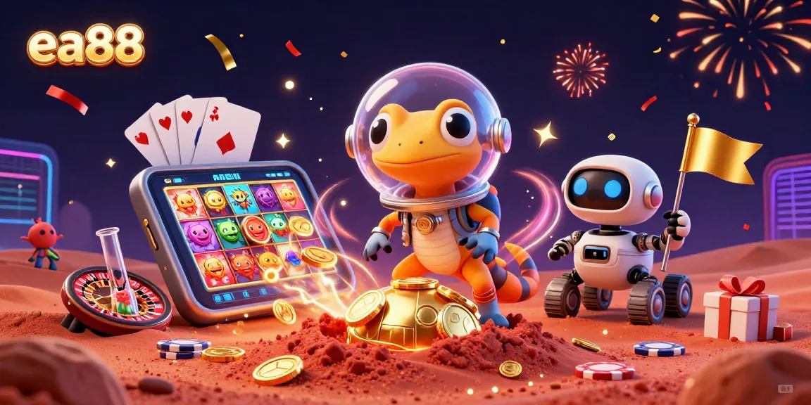 Play and win with ea88's exciting slot games featuring vibrant designs and thrilling animations.