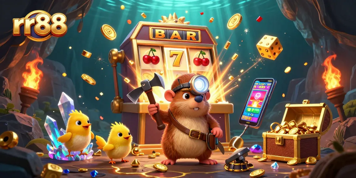 Spin the reels at rr88 while enjoying a vibrant casino adventure with treasures and characters!